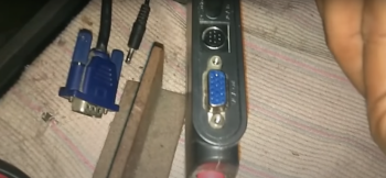 How to connect digital set top box with normal PC monitor