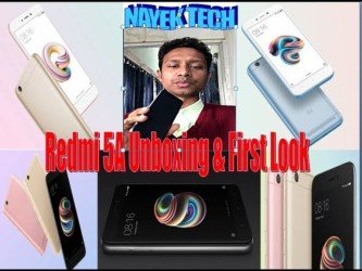 Redmi 5A Unboxing & First Look with Specifications