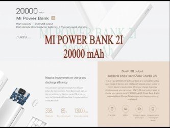 20000mAh Mi Power Bank 2i (Rs 1499) Unboxing, Quick Look, My opinion