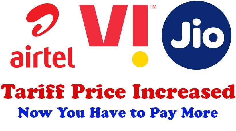 Tariff Plans increased for all Indian Telecom Operators